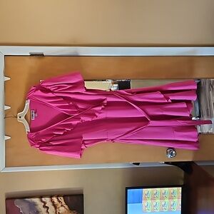 By Design pink ruffle dress